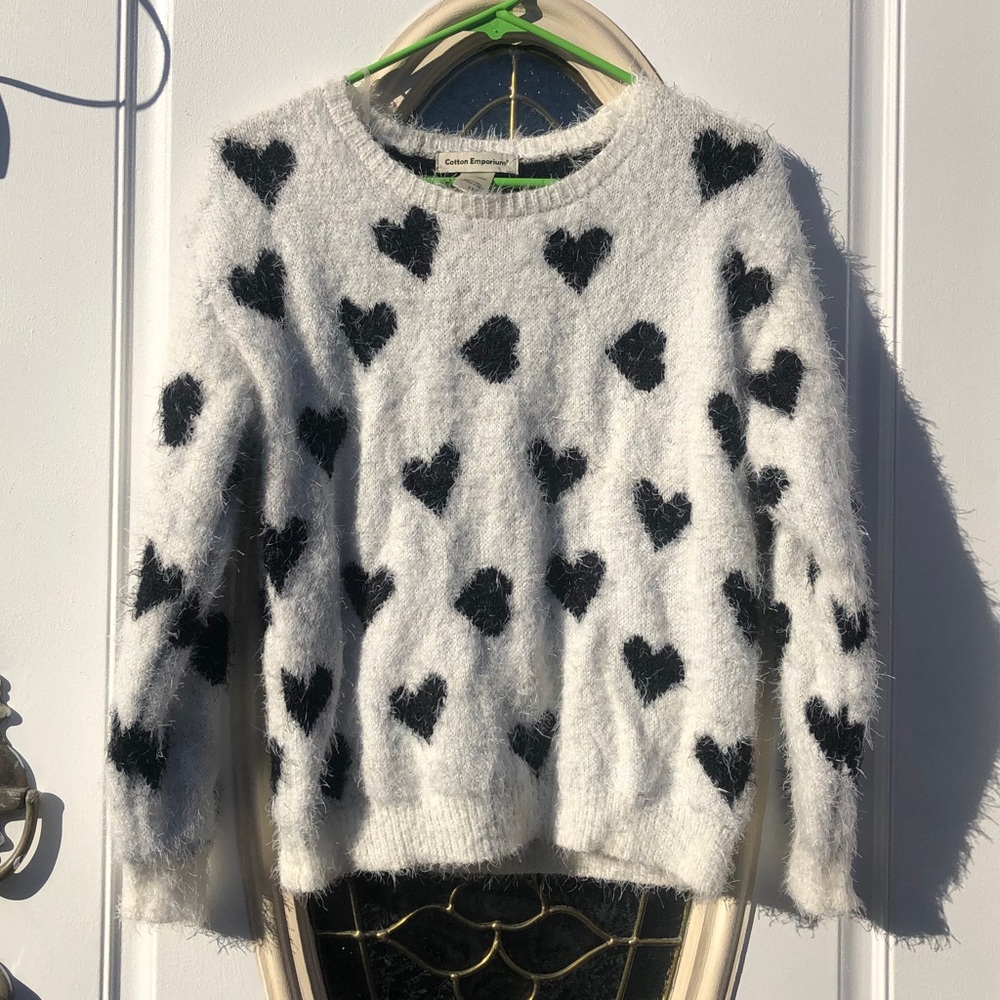 Cotton Emporium Heart Sweater